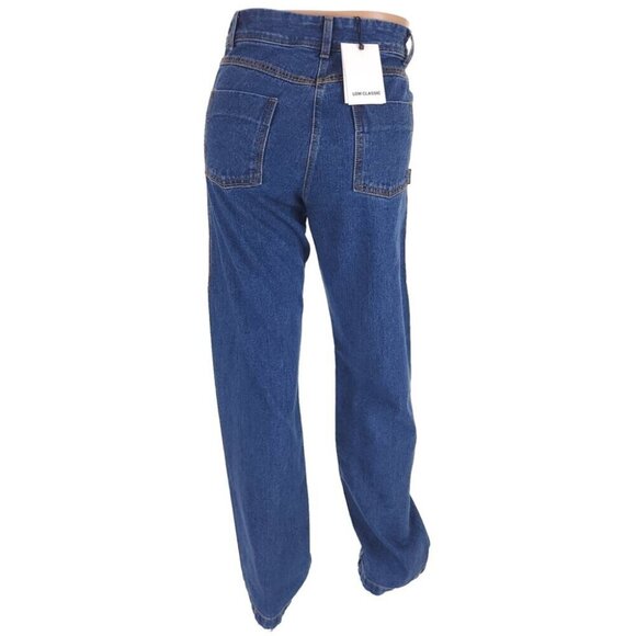 Low Classic Straight-Leg Jeans Size M Womens Indigo Blue $255 - Picture 8 of 16
